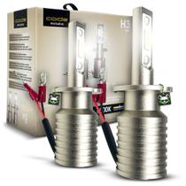 Kit Lâmpada Nano Led Micro Edition 3000Lm 8000K Encaixe H3