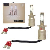 Kit Lampada Nano Led Micro Edition com Tecnologia Chip CSP Flip 12v 3000LM 6000k Encaixe H3