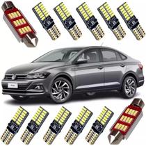 Kit Lâmpada Novo Polo Virtus Led Canbus 12v Iluminação 6500k Kit Lâmpada Novo Polo Virtus Led Canbus 12v Iluminação 6500k