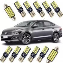 Kit Lâmpada Novo Polo Virtus Led Canbus 12v Iluminação 6500k Kit Lâmpada Novo Polo Virtus Led Canbus 12v Iluminação 6500k