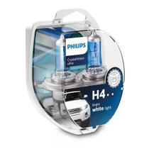 Kit Lampada Philips C/2 H4 12V + 2 W5W Crystal Vision 4300K
