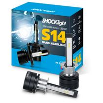 Kit lâmpada s14 nano led 6000k 12v 32w 7200lm shocklight