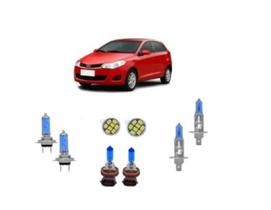 Kit Lampada Super Branca Chery Celer 11/16 Alto/Baixo/Milha Kit Lampada Super Branca Chery Celer 11/16 Alto/Baixo/Milha
