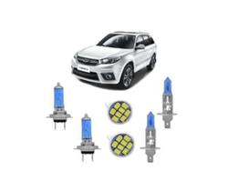 Kit Lampada Super Branca Chery Tiggo 2013/2016 Alto/Baixo Kit Lampada Super Branca Chery Tiggo 2013/2016 Alto/Baixo