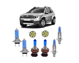 Kit Lâmpada Super Branca Duster Alto Baixo Milha Kit Lâmpada Super Branca Duster Alto Baixo Milha
