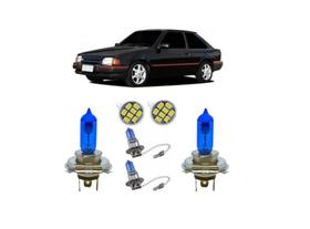 Kit Lâmpada Super Branca Escort Alto Baixo Milha..