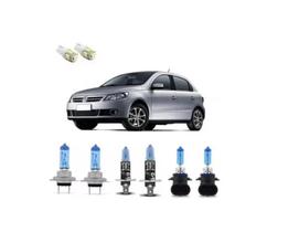 Kit Lâmpada Super Branca Farol Duplo Milha Led Gol Voyage G5.. Kit Lâmpada Super Branca Farol Duplo Milha Led Gol Voyage G5..