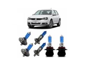 Kit Lampada Super Branca Farol E Milha Golf 2007 Até 2013 Kit Lampada Super Branca Farol E Milha Golf 2007 Até 2013