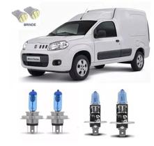 Kit Lampada Super Branca Farol + Milha + Led Fiorino 1994/15