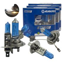 Kit Lâmpada Super Branca Fiat Tempra 1996-1999 Farol E Milha Kit Lâmpada Super Branca Fiat Tempra 1996-1999 Farol E Milha