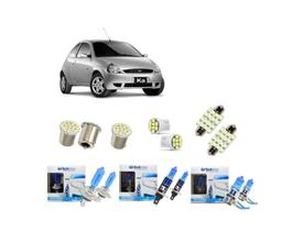 Kit Lâmpada Super Branca Ford Ka 97 98 99 00 A 07 Tipo Xenon