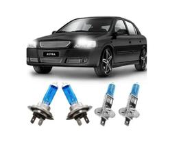 Kit Lâmpada Super Branca Gm Astra Faro Alto E Baixo Kit Lâmpada Super Branca Gm Astra Faro Alto E Baixo