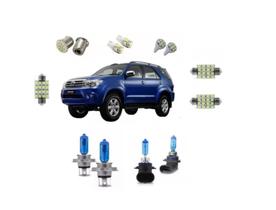 Kit Lâmpada Super Branca Hilux Sw4 2001 À 2015 Kit Lâmpada Super Branca Hilux Sw4 2001 À 2015