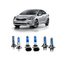 Kit Lampada Super Branca Kia Cerato 2010 A 2013 Farol Milha