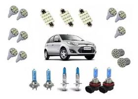 Kit Lampada Super Branca Led Fiesta Farol Milha 2010 A 2012 Kit Lampada Super Branca Led Fiesta Farol Milha 2010 A 2012