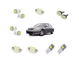 Kit Lâmpada Super Branca Led Honda Civic 2004 2005 2006