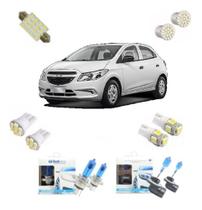 Kit Lâmpada Super Branca Led Onix 2013 2014 2015 2016 2017 Kit Lâmpada Super Branca Led Onix 2013 2014 2015 2016 2017