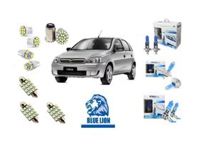 Kit Lampada Super Branca + Led Teto Corsa Hatch Techone