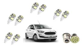 Kit Lampada Super Branca Novo Ford Ka 2015 2016 2017 + Leds