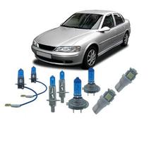 Kit Lampada Super Branca Vectra 97/2004 Farol + Milha + Leds