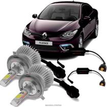 Kit Lâmpada Super Led 3D H11 6000k Para Farol de Milha Renault Fluence 2011 A 2013