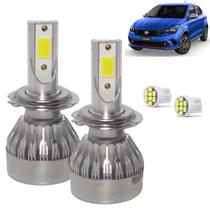Kit Lâmpada Super Led Argo Farol Baixo H7 20000 Lumens