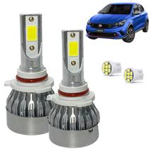 Kit Lâmpada Super Led Argo Farol Milha H11 20000 Lumens