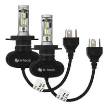 Kit Lampada Super Led E-tech H3 H4 H7 H8 H11 H27 HB3 HB4 8000k Ultra Led 6000 Lúmens 12v 40w Kit Lampada Super Led E-tech H3 H4 H7 H8 H11 H27 HB3 HB4 8000k Ultra Led 6000 Lúmens 12v 40w
