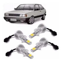 Kit Lâmpada Super Led Farol + Milha Gol Quadrado 6000k Kit Lâmpada Super Led Farol + Milha Gol Quadrado 6000k
