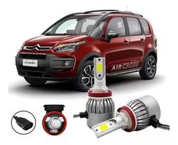 Kit Lâmpada Super Led Farol Milha Para Aircross 2010 2011