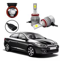 Kit Lâmpada Super Led Farol Milha Renaut Fluence 2019 2020