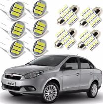 Kit Lâmpada Super Led Fiat Grand Siena 2012 2013 2014 2015