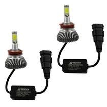 Kit Lâmpada Super Led H11 2d Reator 6000k 12/24v