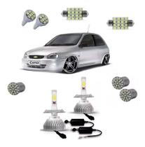 Kit Lampada Super Led H4 Baixo Alto Corsa Wind Sedan Classic