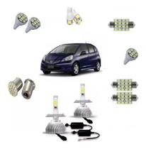 Kit Lampada Super Led H4 Farol Alto Baixo Honda Fit 04/17