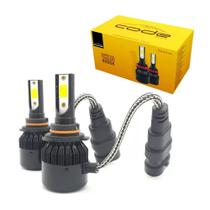 Kit Lâmpada Super Led Headlight 9006 HB4 6000K 12V e 24V 36w Efeito Xenon