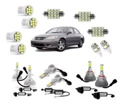 Kit Lampada Super Led Honda Civic 2004 05 06 Alto Baixo Milha