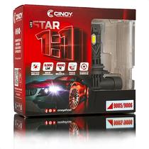 Kit Lâmpada super Led Star Farol 6000 lumens 12v 24v H1 H3 H7 H8 H11 H27 9006 Plug & play