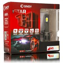 Kit Lâmpada super Led Star Farol 6000 lumens 12v 24v H1 H3 H7 H8 H11 H27 9006 Plug & play