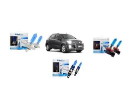 Kit Lampada Super Led Tracker Premier 2018 Farol E Milha..