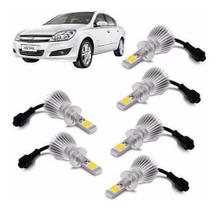 Kit Lampada Super Leds Gm Vectra 09-11 Farol E Milha 6000K