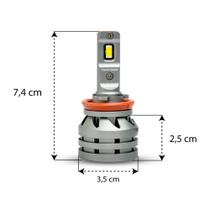 Kit Lampada Tarponn TP-6123 Led TX5 H8/H9/H11/H16-A PRO