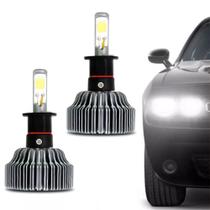 Kit Lâmpada Techone Super Led Headlight H3 6000K 12V 24V Efeito Xenon