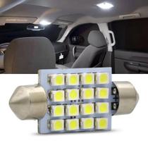 Kit Lâmpada Torpedo de 39mm com 16 Leds 10 unid 12V 6000K