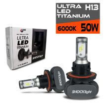 Kit Lampada Ultra Led 6000k Titanium Shocklight H13 10000 Lumens