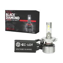 Kit Lâmpada Ultra LED Black Diamond F13-H1 Cc-lot 6000K 9000Lm JR8 - JH0CCLOTBDH1