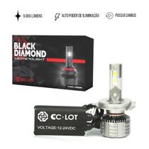 Kit Lâmpada Ultra LED Black Diamond H3 9000Lm 6000K CC-LOT