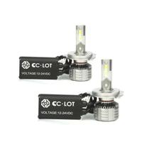 Kit Lâmpada Ultra LED CC-LOT Black Diamond H4 JR8 6000K com Canceller 9000 Lumens - YXF-F13-H4