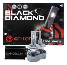 Kit Lâmpada Ultra LED H7 Black Diamond 9000lm 6000K Canbus JR8 Golf Astra S10