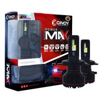 Kit Lampada Ultra Led Power Max H4 Cinoy 10000 Lumens 6000k 12V Par